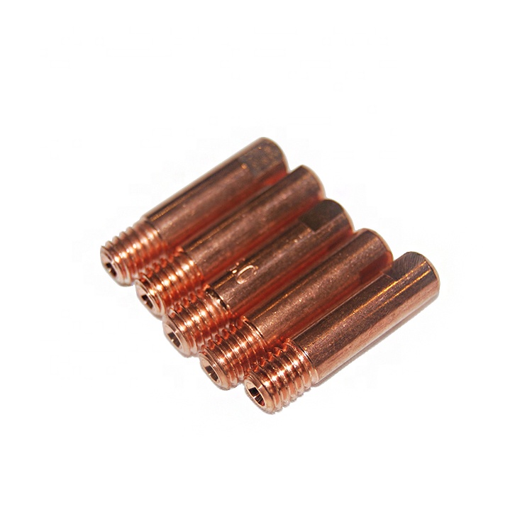 Jingyu медь/Cucrzr M6X25 сварочные контактные наконечники для 15ak co2 Сварочные горелки аксессуары