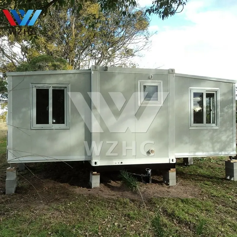 1x 20 foot  40ft expandable 2 brm cyclone expandable modular home factory delivered to New Zealand