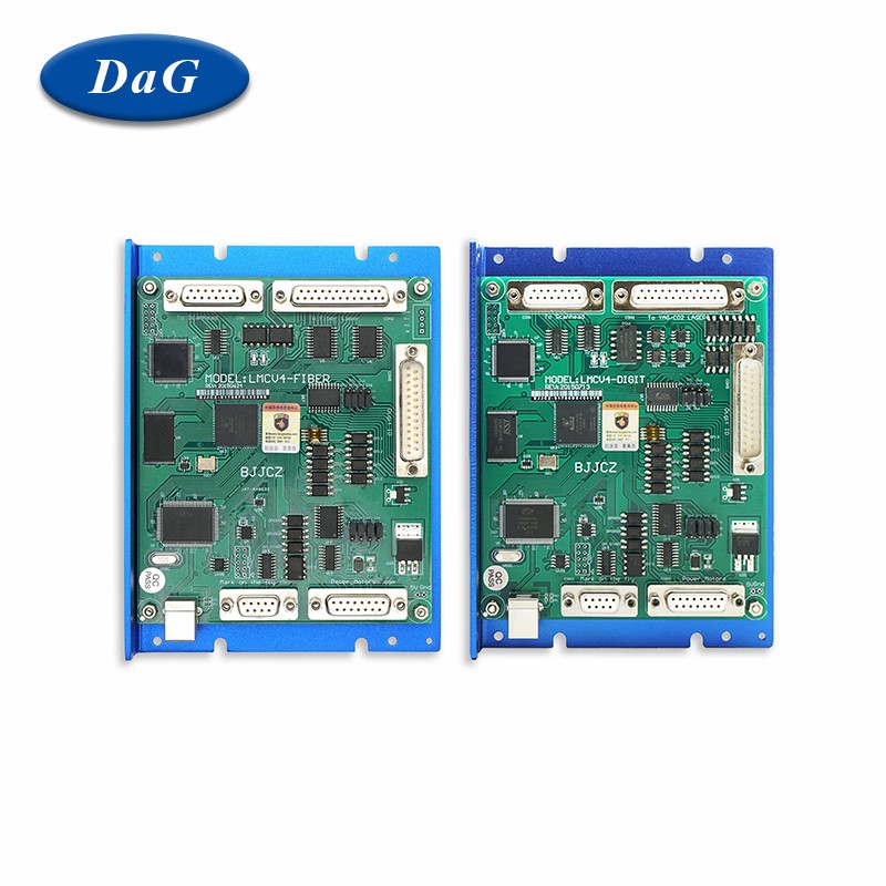 Original real JCZ mini fiber co2 laser control card bjjcz ezcad marking machine control board controller uv fiber laser parts