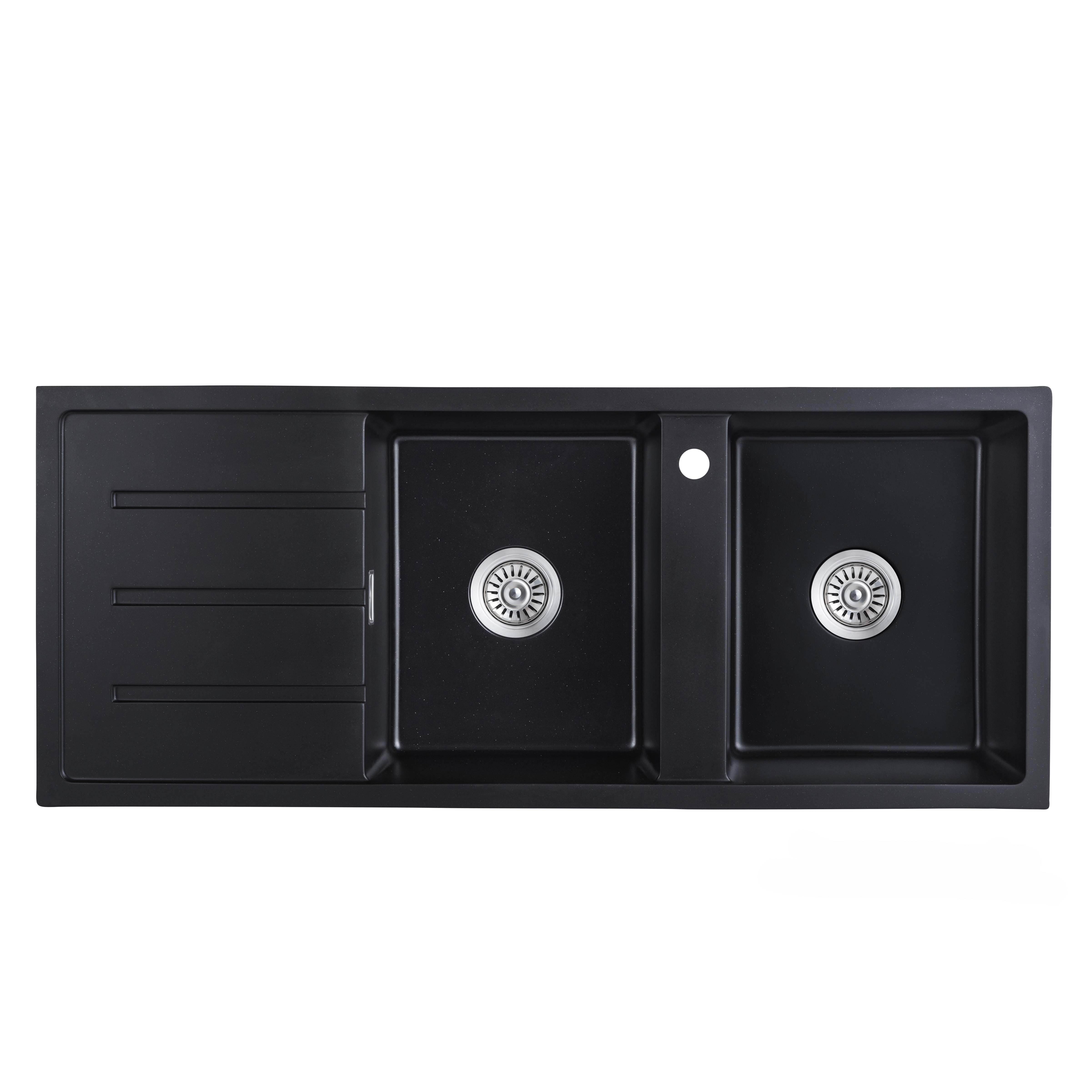 EJOY XW1250 Высококачественная двойная раковина для ванной, раковина из гранита, черная раковина с двойной чашей, кухонная раковина