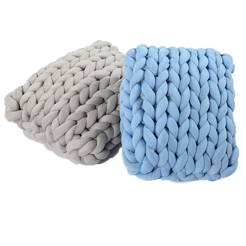 For Hand Knitting Fancy Yarn Super Chunky Yarn Blanket