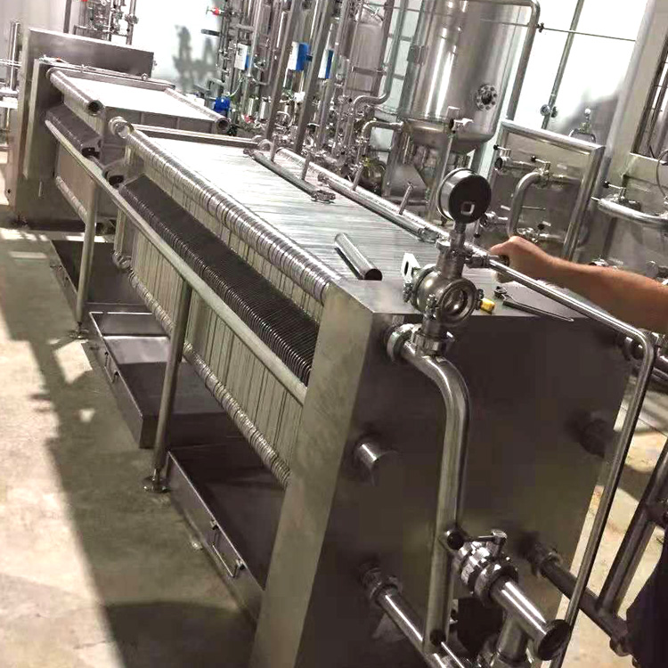 Lab Scale Plate and Frame filter plating machine plastic sinter plate filter