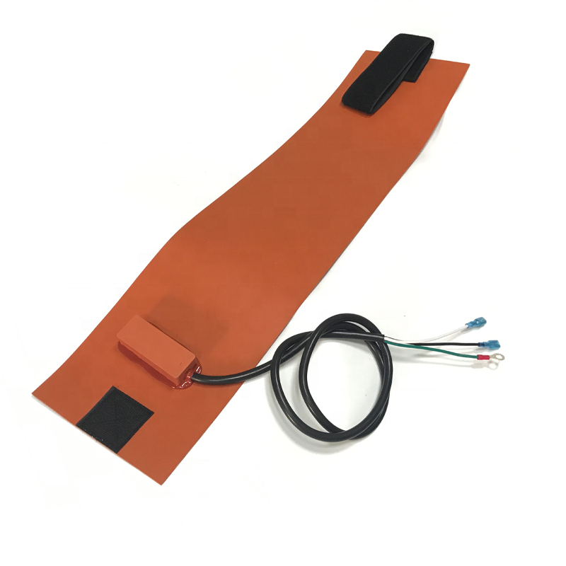 120v 200w 300w 400w Industrial Flexible Rubber Electric Silicone Pad Heater