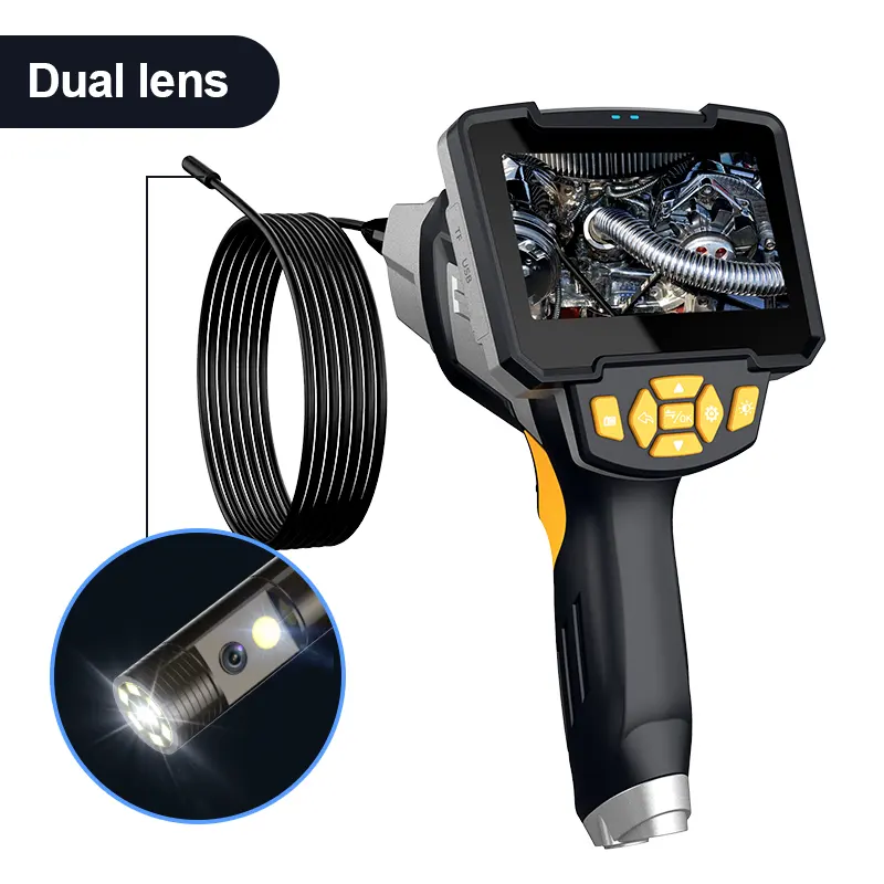 Borescope Endoscope Handhold Screen 4.3 Inch Inspection Camera Borescope Electronic Endoscope For Car Examination