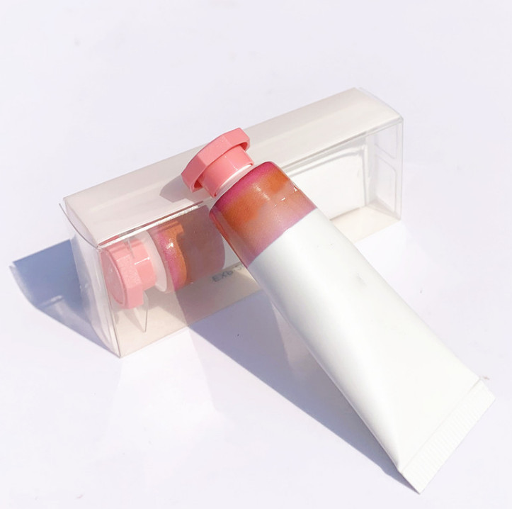 2021 New style liquid blush container blush highlighter palette baked blush logo