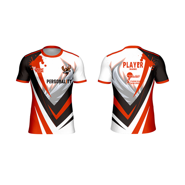 2021 sublimated esports jersey e-sports gaming jersey professional esports gaming shirt