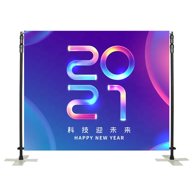 display racks trade show display stand Banner Backdrop Stand Adjustable Display Trade Show Wall Exhibitor Banner Stand