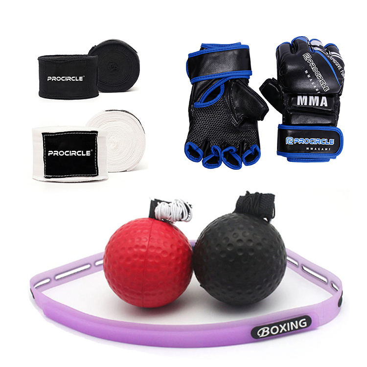 Custom Boxing Bandage Reflex Ball Boxing Gloves