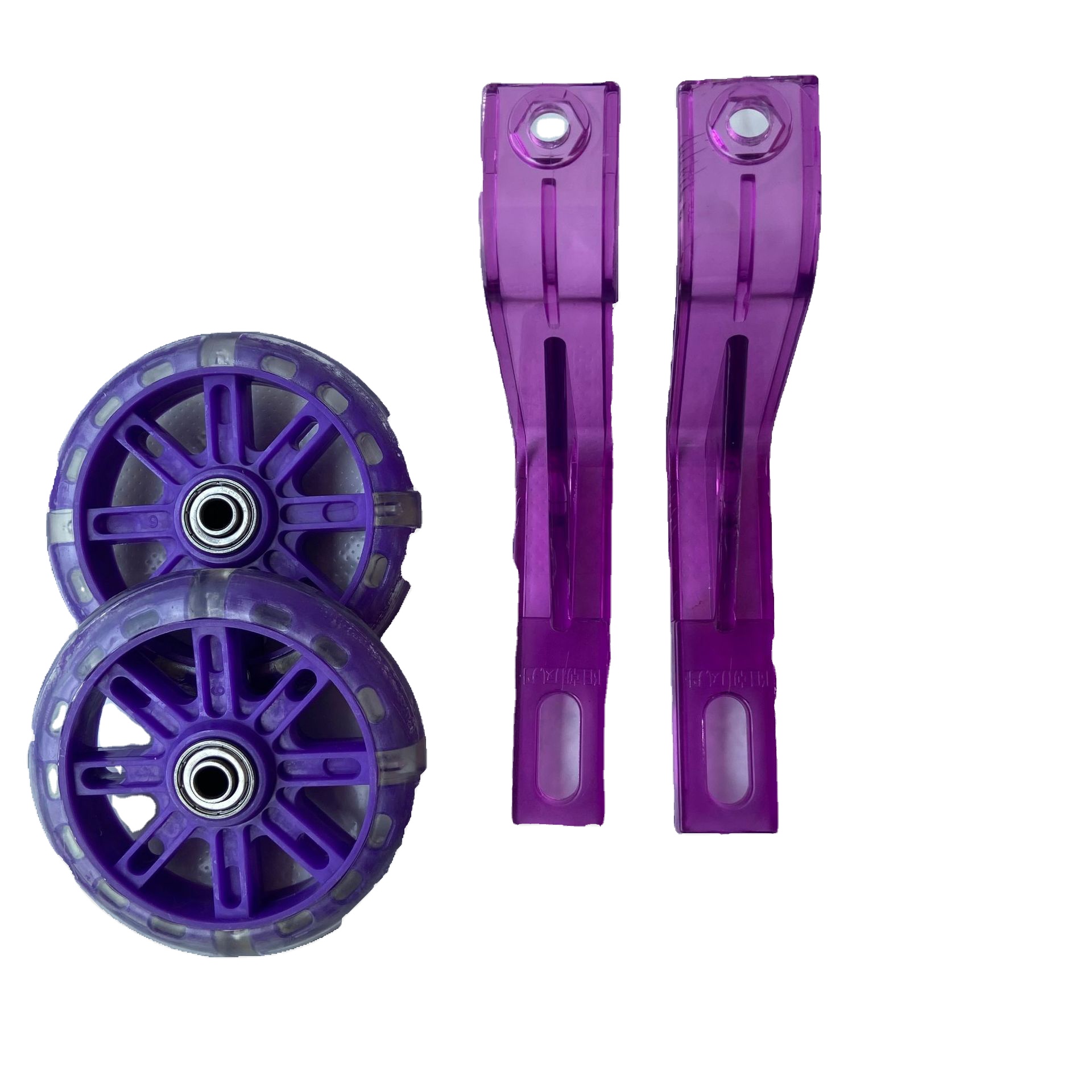 Hot-selling children's bicycle auxiliary wheel safety transparent auxiliary wheel