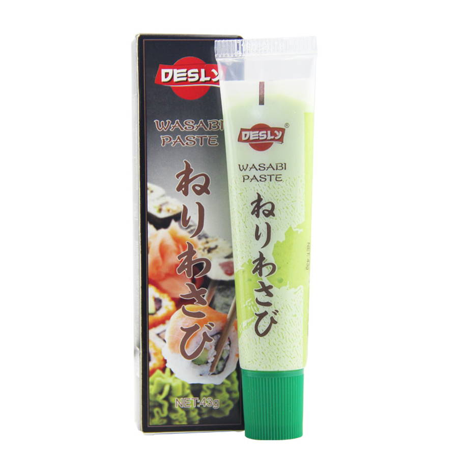 43 g Desly Brand Wasabi Paste from Deslyfoods for Gourmet Cuisine OEM
