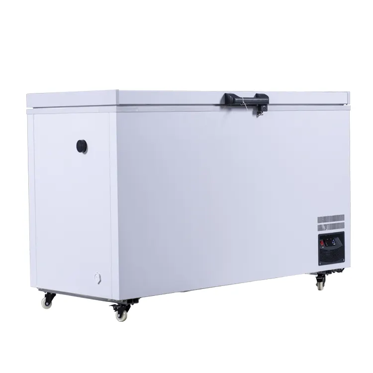 Freezer horizontal -60 degrees stainless steel tank meat and fish preservation household refrigerator