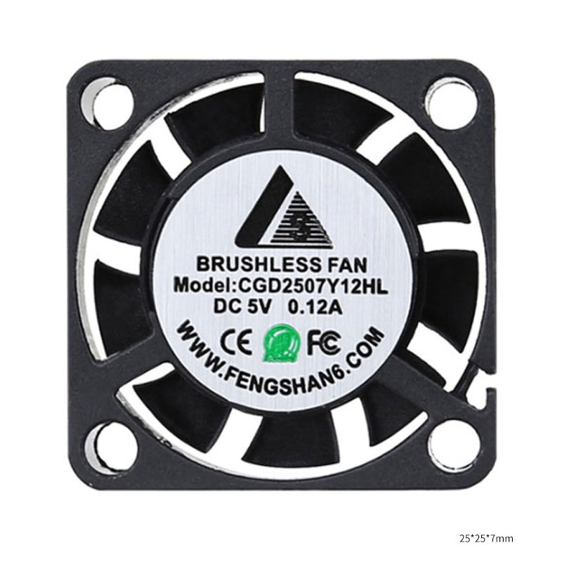 CG Fan Hot Sell 25mm Mini Micro Small Blower Fans 25x25x7mm 2507 DC 5V Fan Blow Air