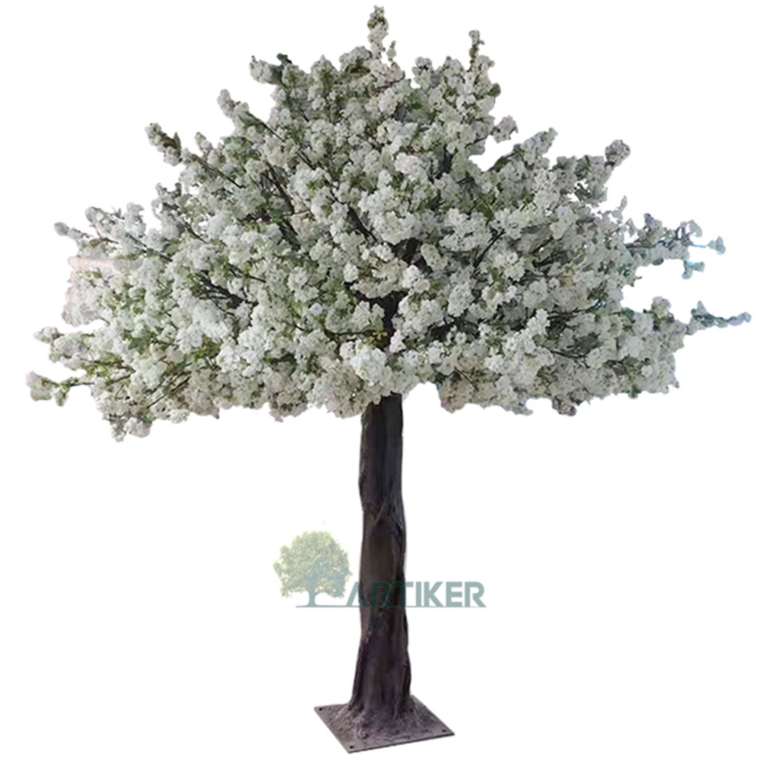 Wedding Decoration sakura blossom tree / Customize fiberglass trunk large white cherry blossom tree artificial