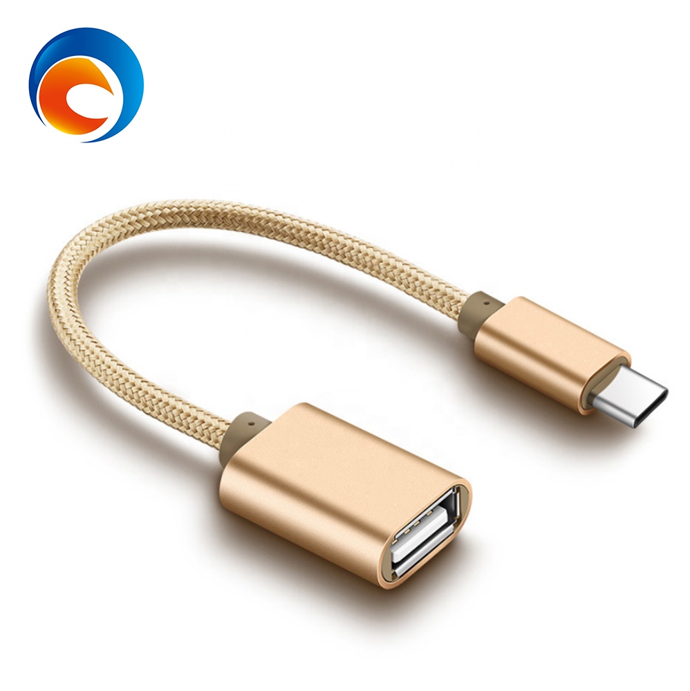 0,18 м usb otg type c к usb OTG кабель адаптер для U диска для мыши OTG type-c зарядный кабель для передачи данных