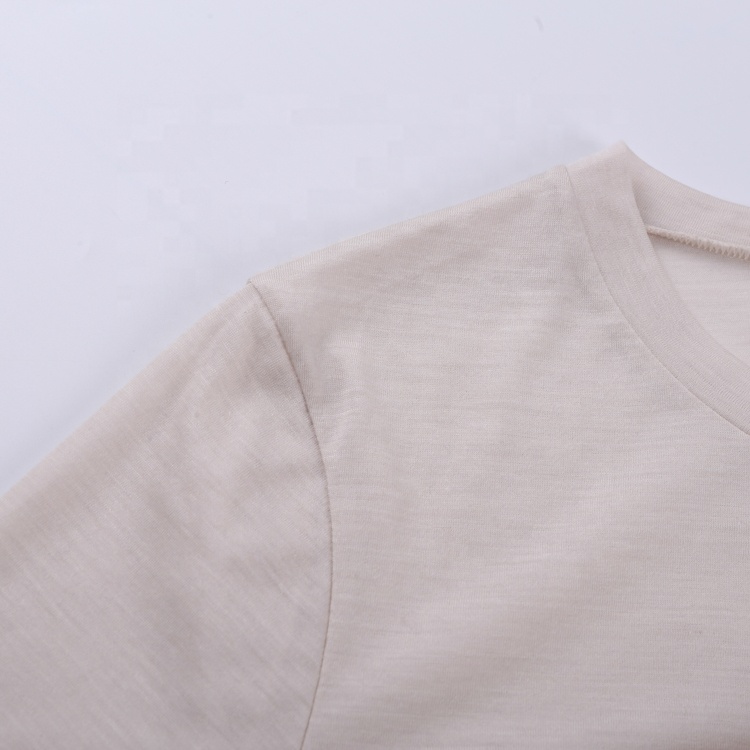 Теплые женские рубашки, шерсть, tencel, на заказ, короткий рукав, свитер, женская футболка