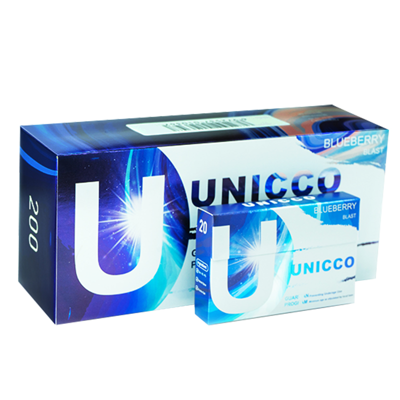 unicco blueberry flavor heat not burn sticks for iqos and lil etc heating hnb device