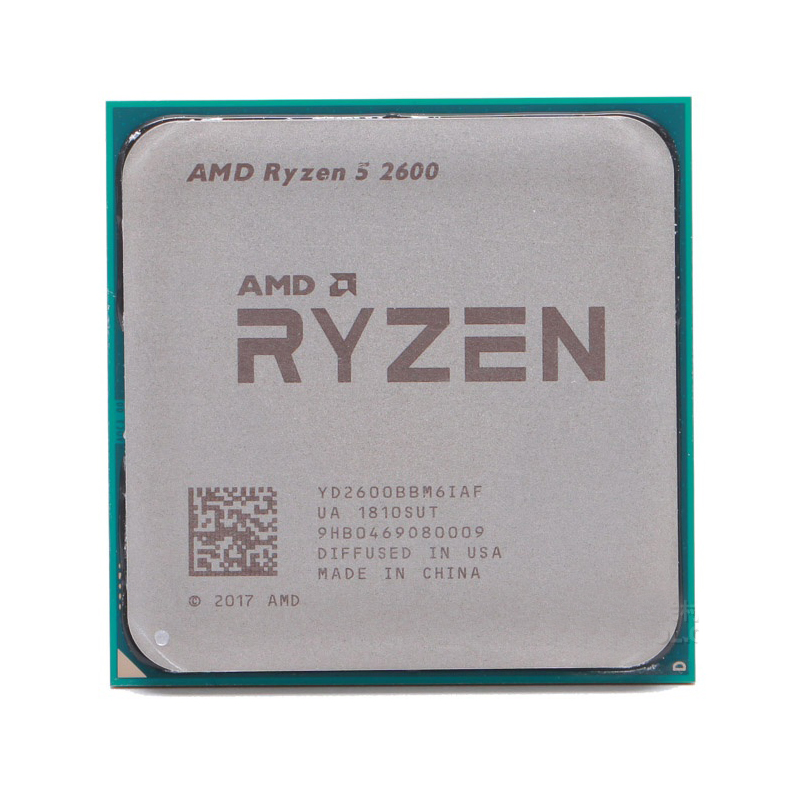 Восстановленный 6-ядерный процессор AMD cpu r5 2600