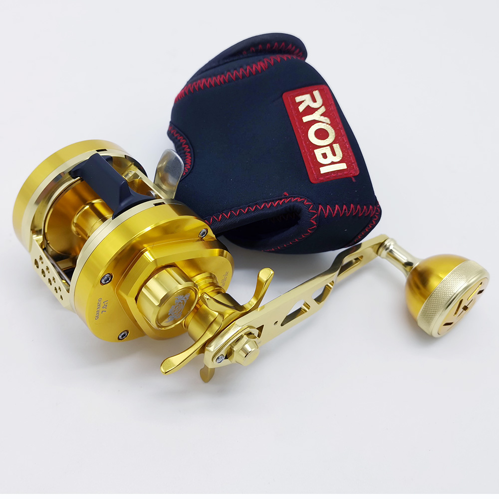RYOBI DRAG 15 кг Рыболовные катушки для троллинга с левой или правой ручкой для морской воды большая игровая Рыболовная катушка Ryobi для троллинга