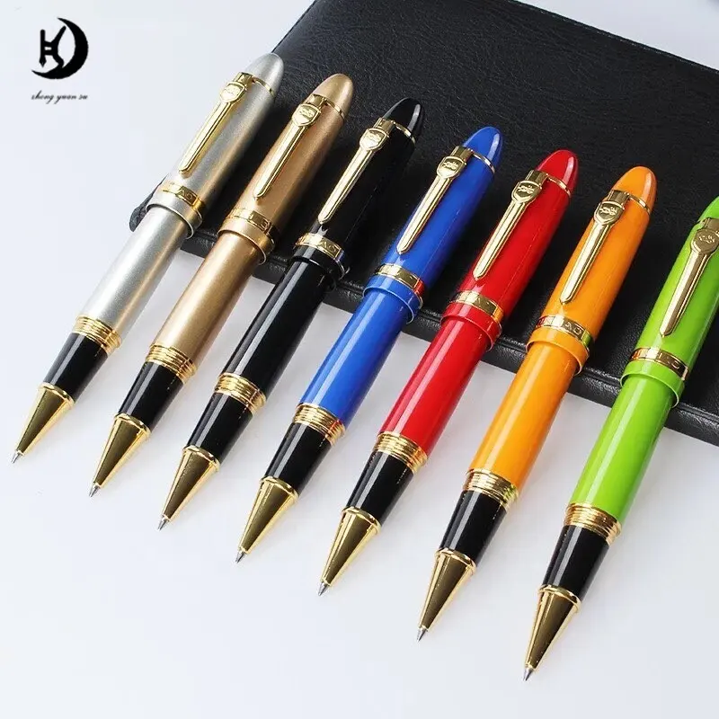 Jinhao 159 New customized logo Luxury Writing instruments Big metal roller ball pen gift pen