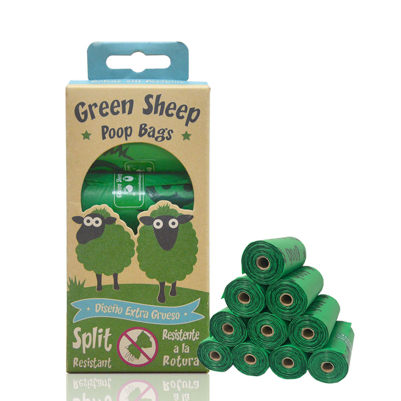 ASTM D6400 Custom Printed Eco Friendly Compostable Bio Compostable Waste Bags Dog Poop Bag
