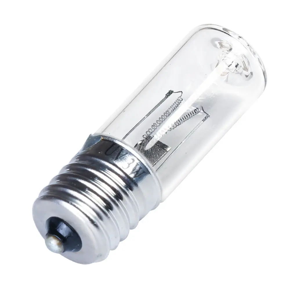 E17 DC 10V UVC Ultraviolet Lamp UV Light Tube Bulb 3W Quartz Ozone Lamp Kill Mites Lamp Bulb