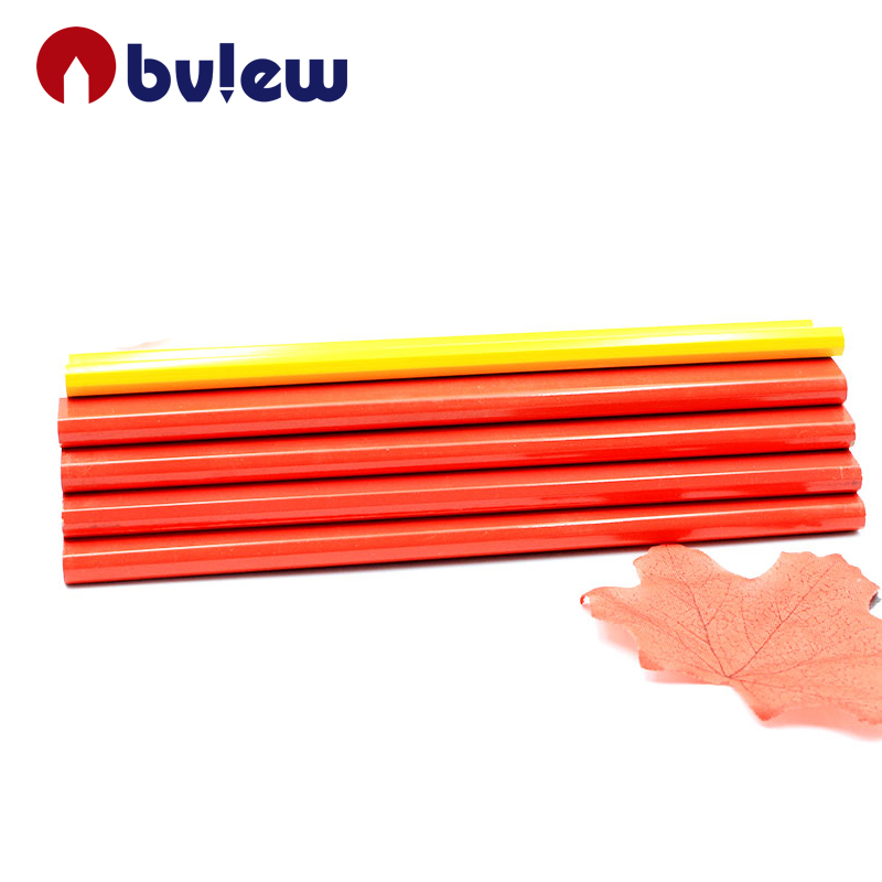 Bview Art High Quality Wooden Square Shape Carpenter Lead Pencil for Wood Working