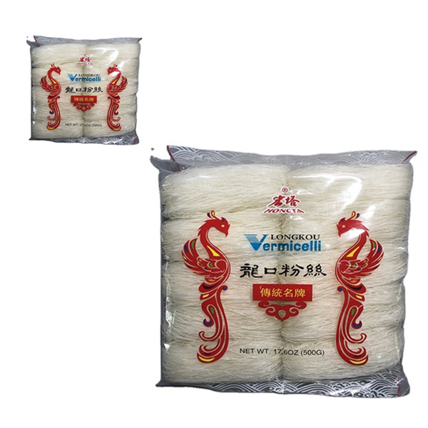 Лидер продаж, вкусная недорогая лапша-вермишель Longkou в восточном стиле