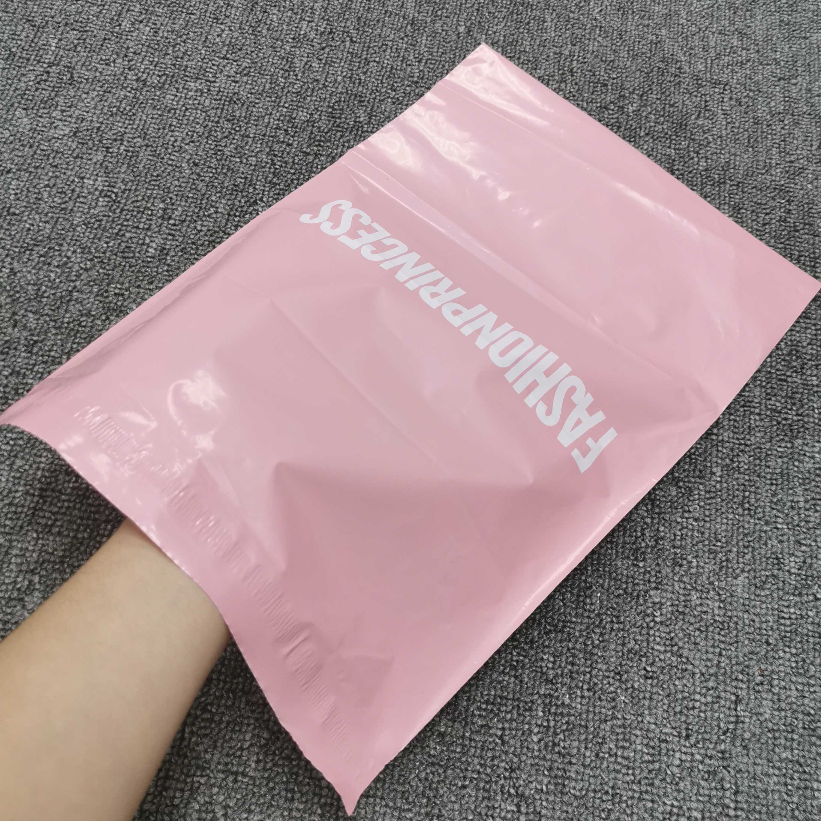 OEM recycled poly mailers custom logo biodegradable courier bags for package