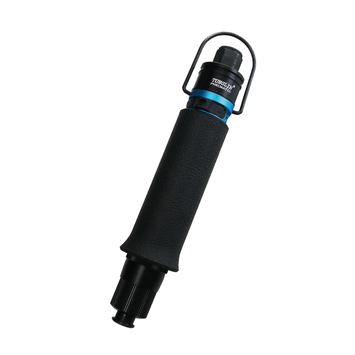 Industrial straight handle pneumatic screwdriver press down to start preset torque automatic stop forward and reverse switch