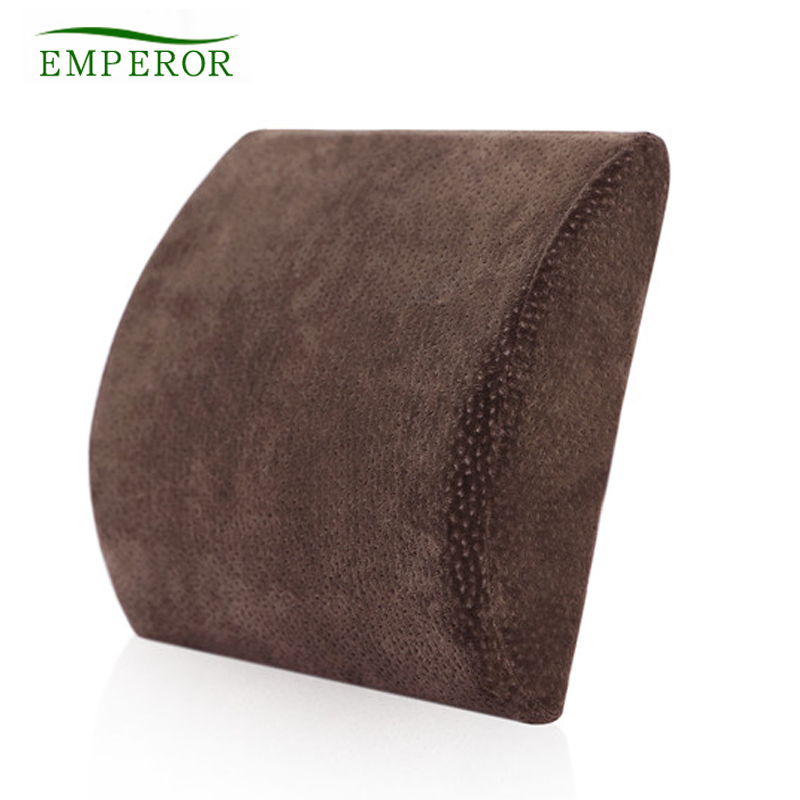 Wholesale lumbar office chair back support Contoured Rest Lumbar Body memory foam truck seat waist pillow