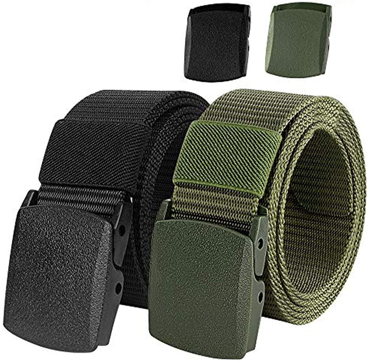 Plastic Buckle Webbing Belt With Heavy Duty Nylon Webbing Durable Sepcial Belt Customized Size and Color Accept