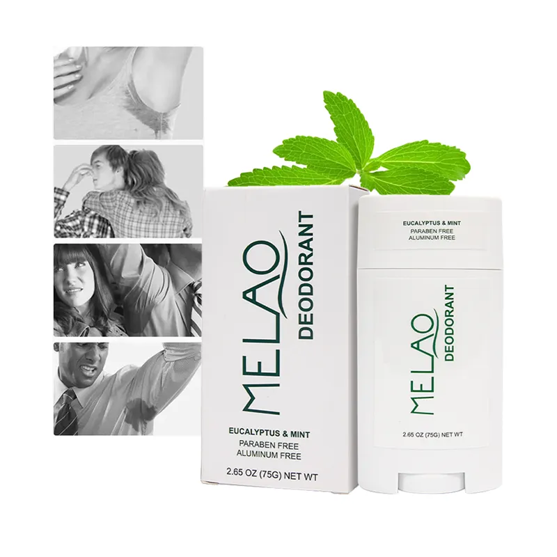 MELAO Factory supplier organic natural deodorant stick wholesale aluminum free body best deodorant & antiperspirant balm