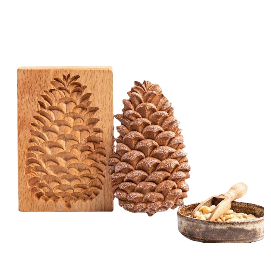 beech wood cookie mold cutter