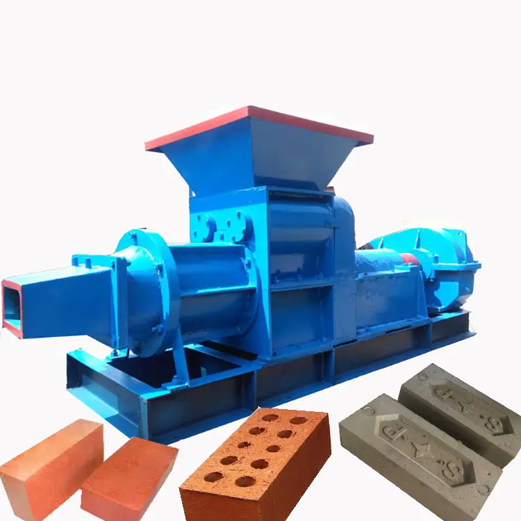 Low price small automatic red soil mud earth manual bricks extruder price clay brick making machine