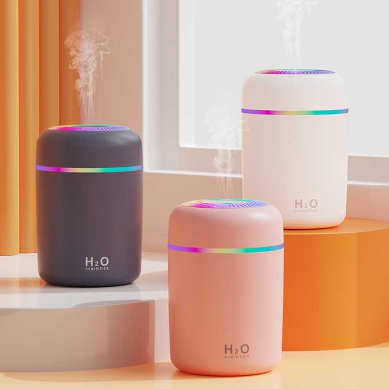 Оптовая Продажа Портативный яркая мини 300 мл H2o спрей увлажнитель воздуха Usb Ультразвуковой увлажнитель воздуха для автомобиля