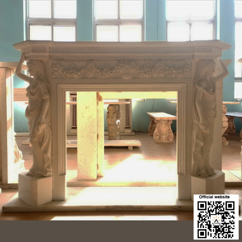 Original Equipment Manufacturer Design Fireplace Carved