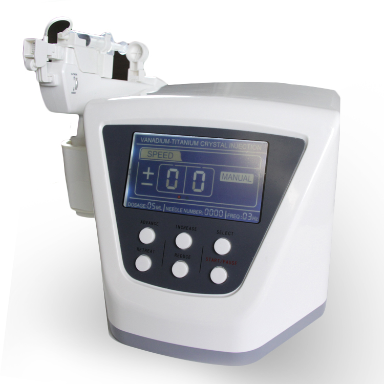 No-Pain Beauty Device Microneedle Water Injector RF Skin Machine Water Mesotherapy Gun