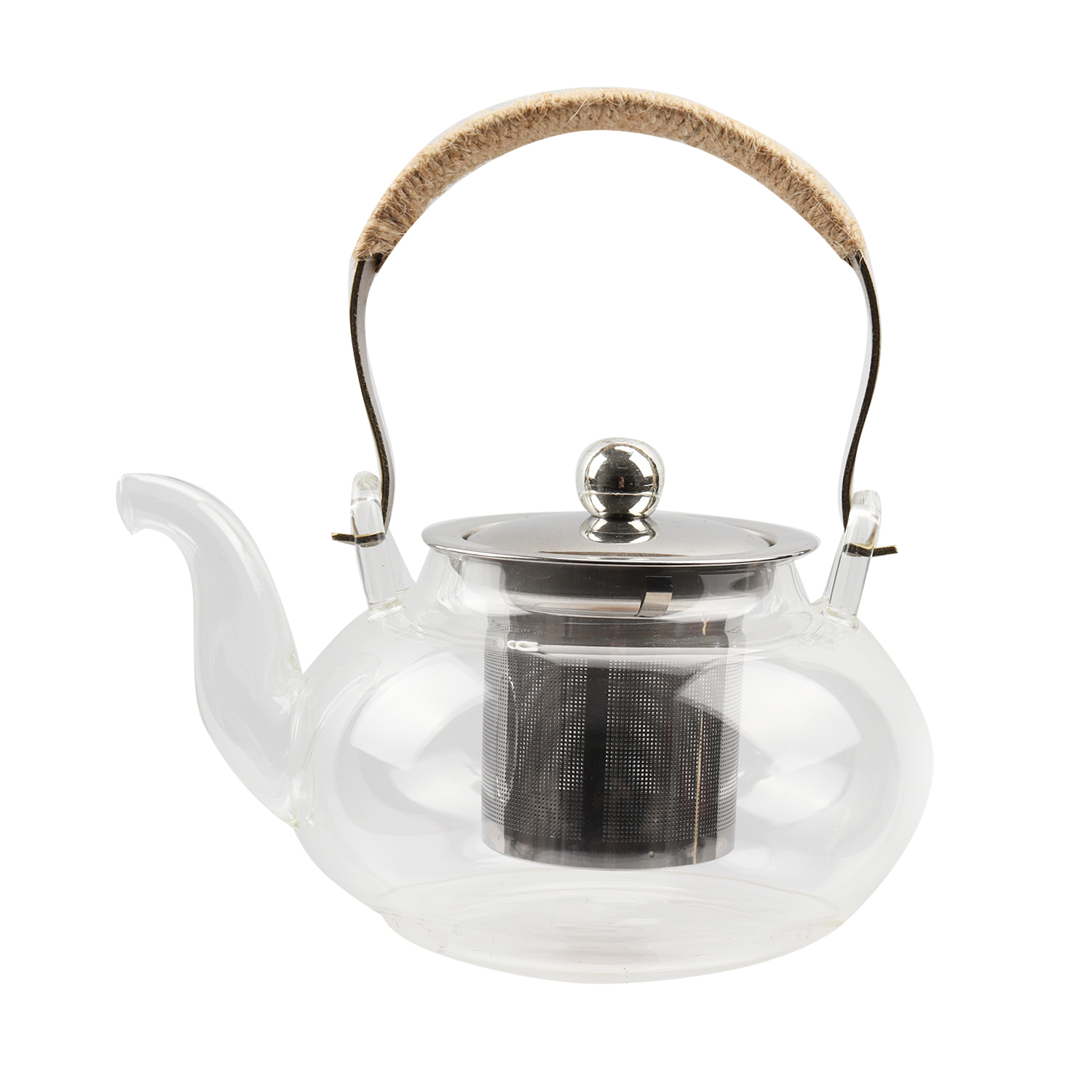 Hot Sales Food Grade Clear Borosilicate Small Heat Resistant Glass Teapot With Tea Strainer heat resistant pyrex glass teapot