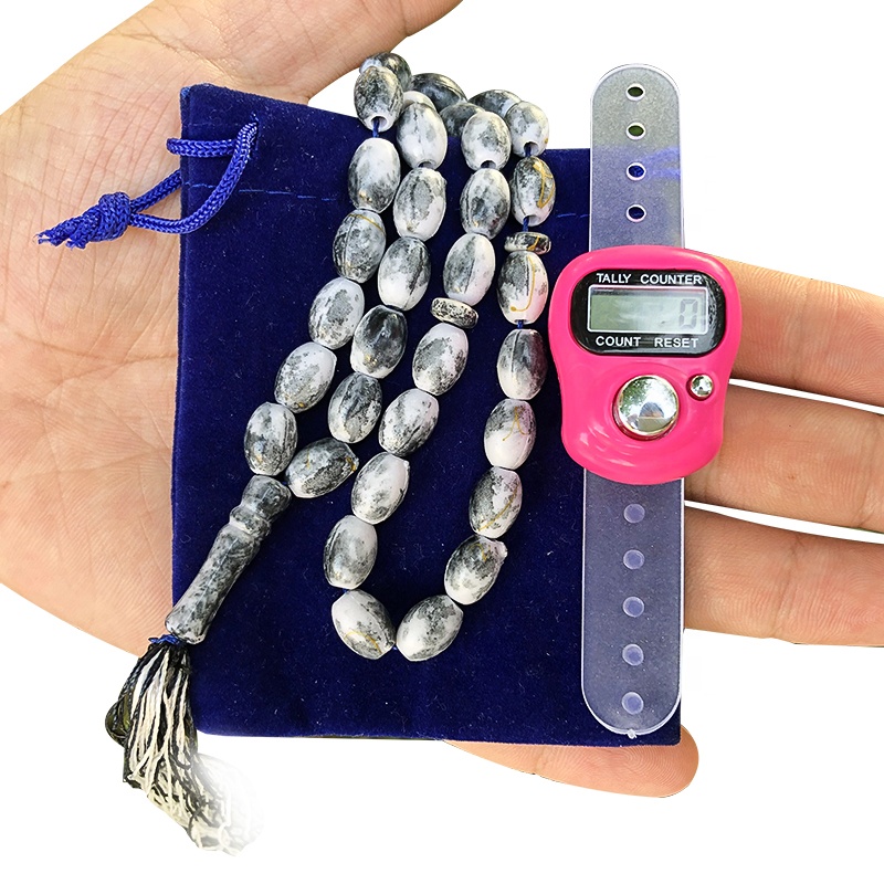 Zhuodian цифровой молитвенный счетчик личный Zikr Tasbih Рамадан подарок