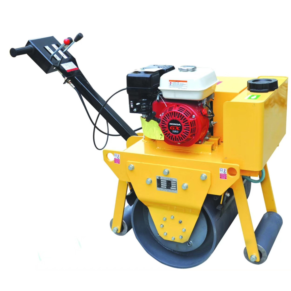 Hand Operated Compactor Mini Road Roller Small Double Drum Roller