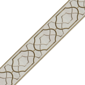 11 meters long and 8.6 centimeters wide polyester embroidered lace ribbon