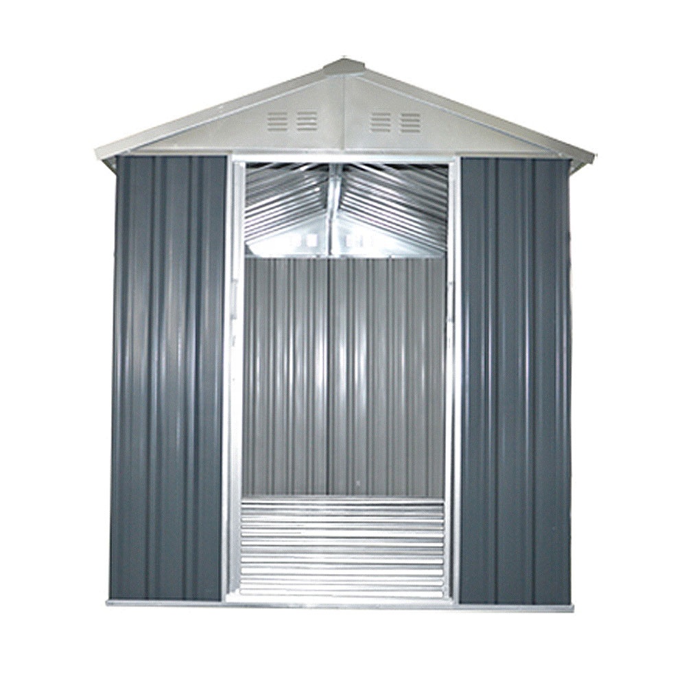 VERTAK Waterproof Outdoor Carport Big Size House Removable Metal Storage Shed Garden