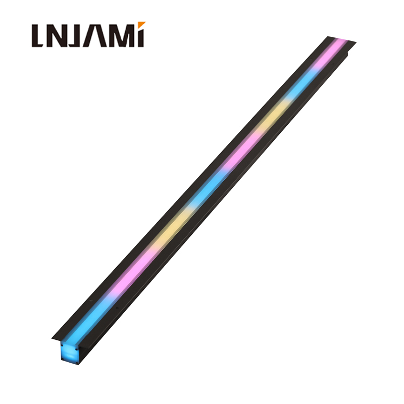 Наружный водонепроницаемый IP66 12 Вт RGB RGBW DMX 512 Светодиодный линейный светильник для ландшафтного освещения