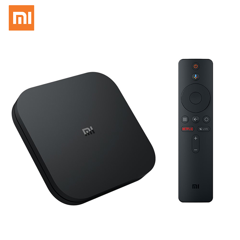 Глобальная версия Xiaomi MI BOX S Android TV 8,1 4K Ultra HD телеприставка с Google Assistant Xiaomi Box S