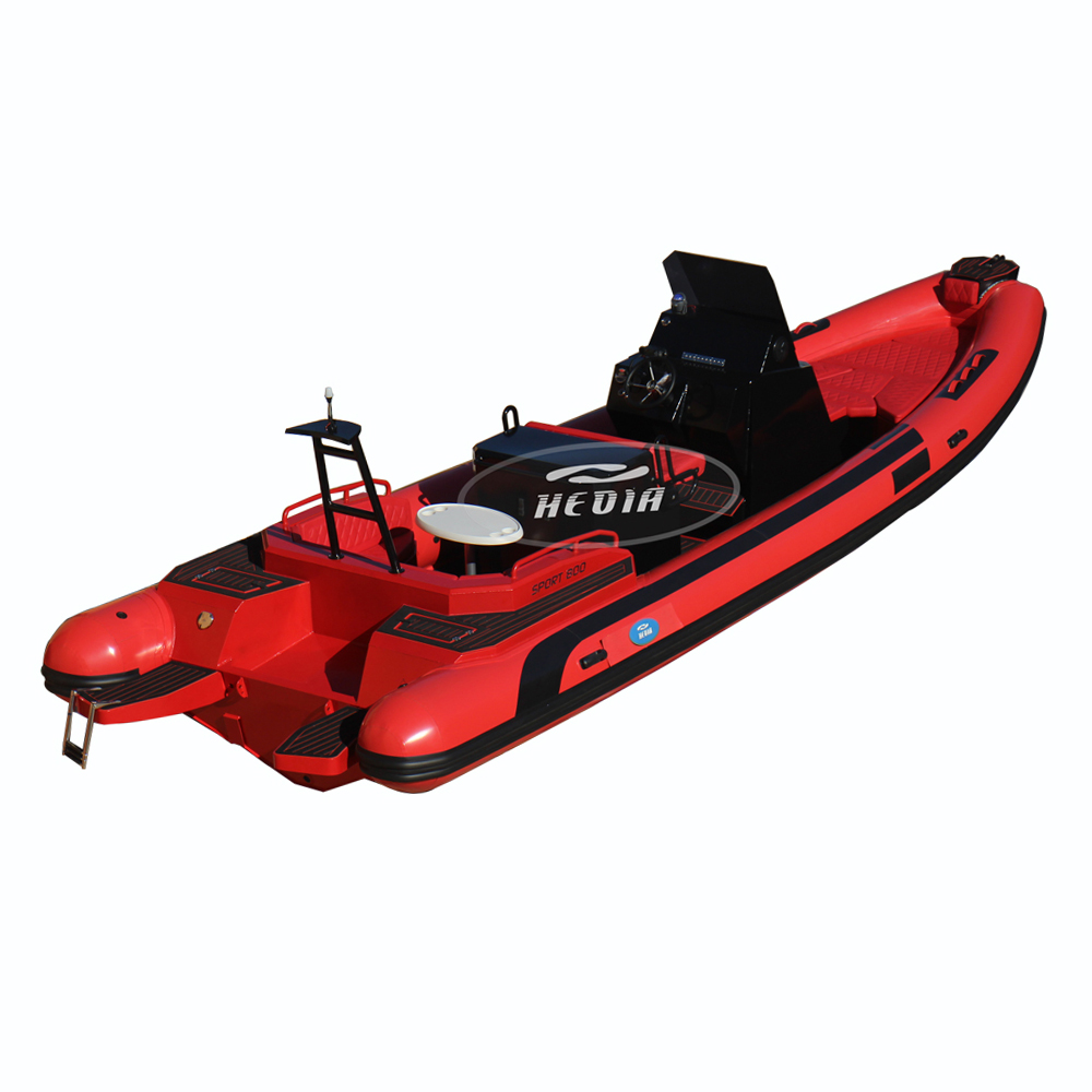 CE 26ft High Performance Police Cruising deep v Aluminum hull inflatable boat 8 meter rib