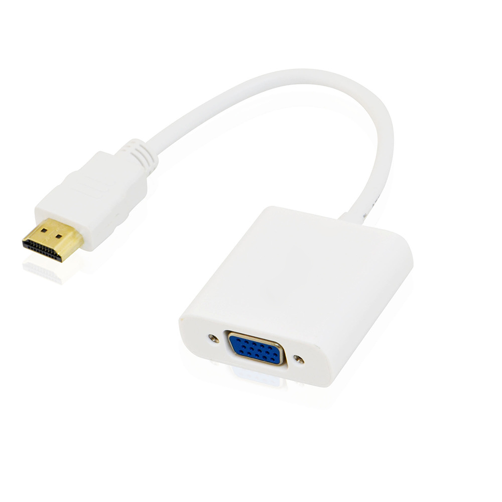 Высокое качество HDMI к VGA адаптер цифро-аналоговый аудио видео кабель HDMI конвертер мужчин и женщин 1080P для ПК ноутбука планшета