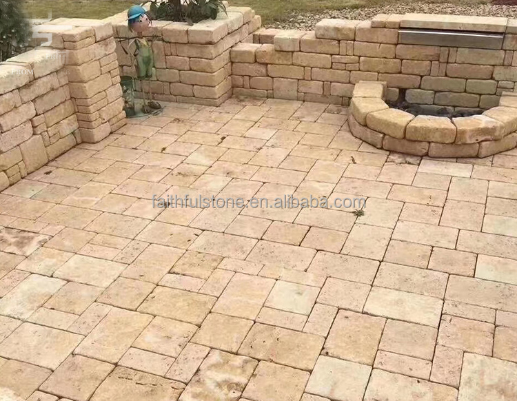factory direct natural yellow limestone tiles for floor paving wall cladding