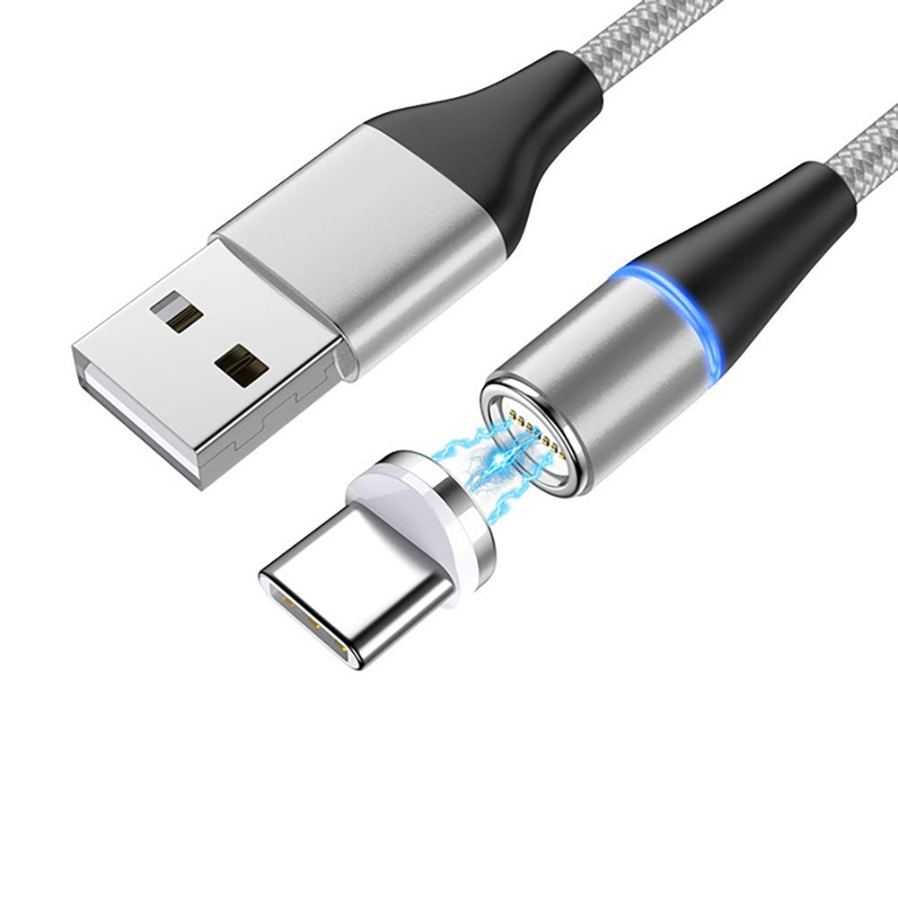 Высококачественный USB-кабель 2 в 1 с нейлоновой оплеткой для быстрой зарядки и передачи данных