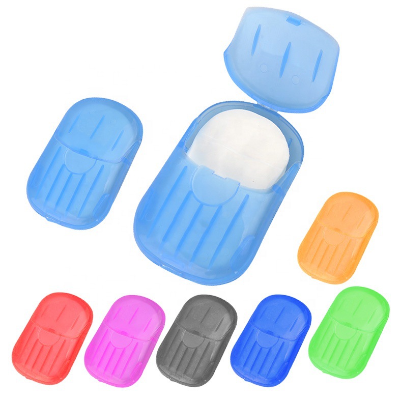 Portable Soluble Soap Paper Sheets Disposable Hand Washing Soap Sheets for Travel Outdoor