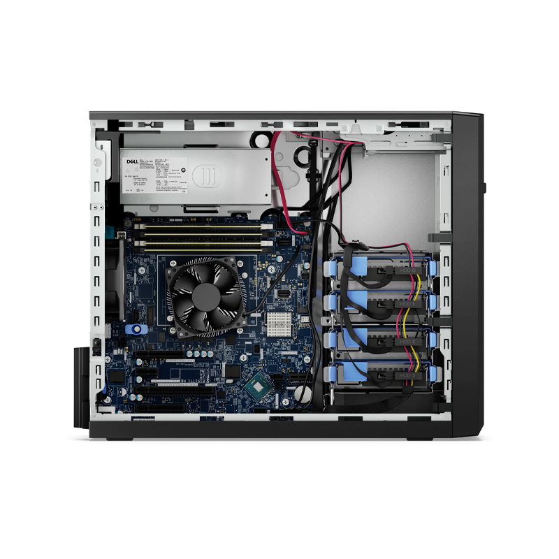 PowerEdge T150 башня сервер E-2224/8g кода коррекции ошибок/1T SATA личный/DVD/одиночный силовой 365W